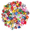 TANSWEET 30,50,100,125 pcs PVC Random Different Shape Shoe Charms for
