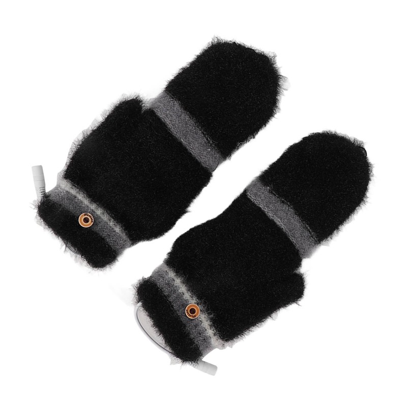 Electric USB Heated Gloves Double Side Heating Keep Warm Fingerless
