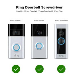 Lyvixora Ring Doorbell Screwdriver Bit Set - T6 & T15 Torx Bits with Comfort Grip Handle | Repair Tools for Smart Doorbell Disassembly & Installation (Blue)