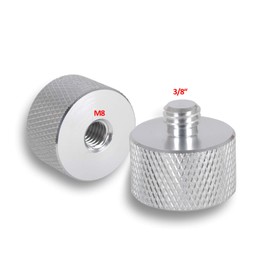 Photecs® Thread Adapter M8 Internal to UNC 3/8"-16 External Adapter Converter Metric to Inch Thread