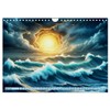 Vagues en colère (Calendrier mural 2026 DIN A4 horizontal), CALVENDO