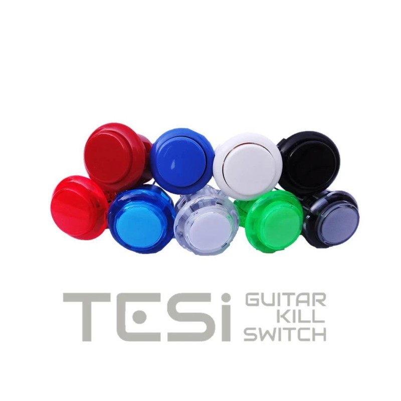 Tesi DITO Snap-in 24MM Momentary Arcade Button Guitar Kill Switch