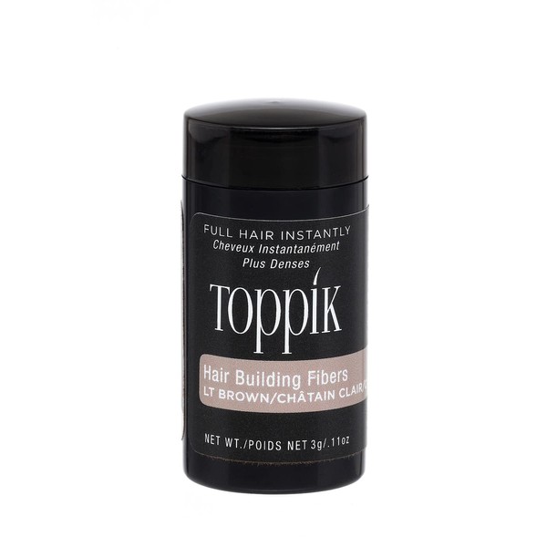 Toppik hair fibres for extra fullness, volume. 3 g Light brown