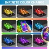 RGB LED Lighting Perfume & Cologne Organizer for Men with