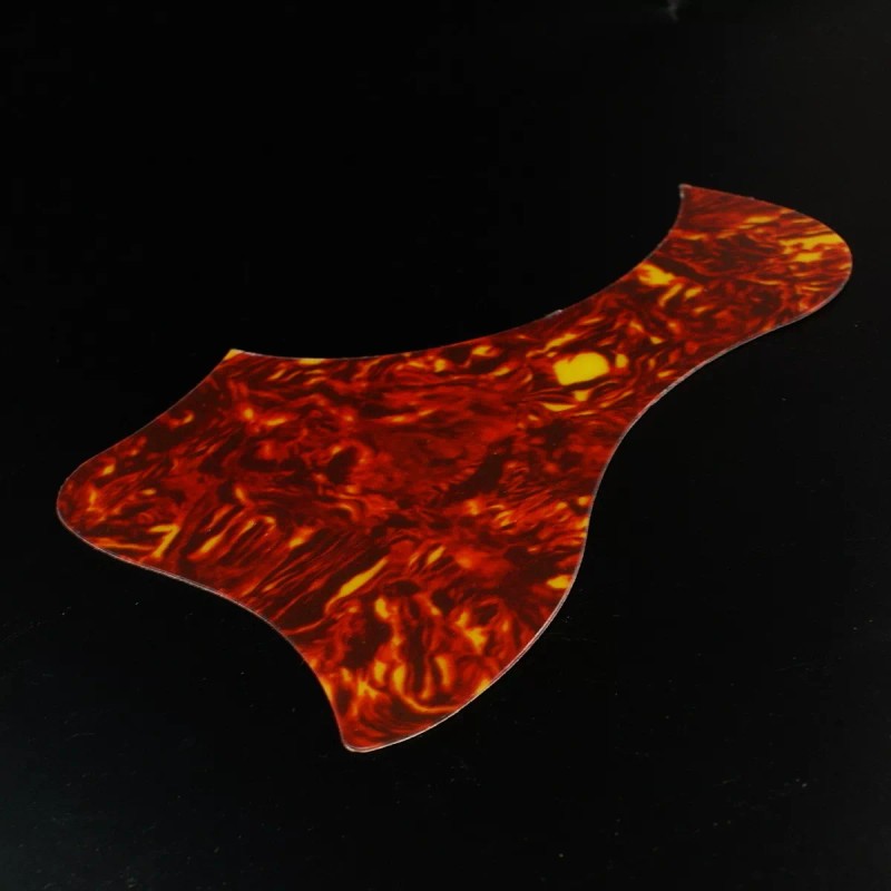 mlaval Self Stick thin acoustic guitar pickguard Style-3 ,Tortoise Brown