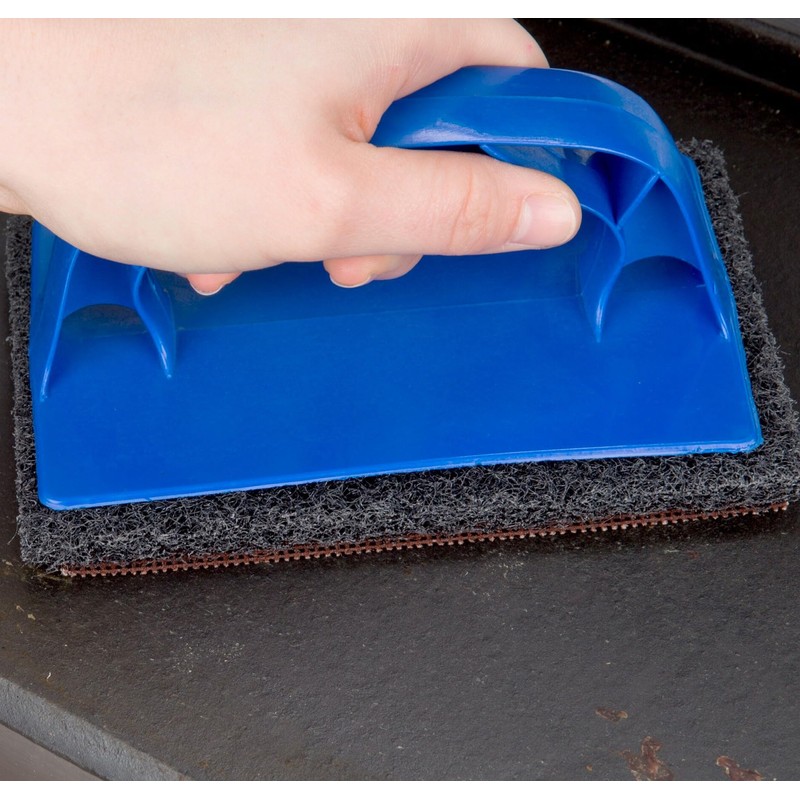 (Set of 32) Heavy Duty Grill Scraper and Pad Holder