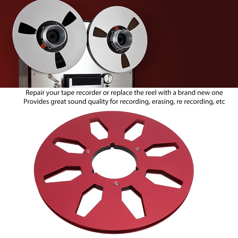 1/4 10.5 Inch Empty Tape Reel Professional 8 Holes Wind
