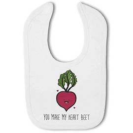 You Make My Heart Beet. Funny - Baby Bib