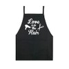 Love Is In The Hair Apron Stylist Business Girls Women