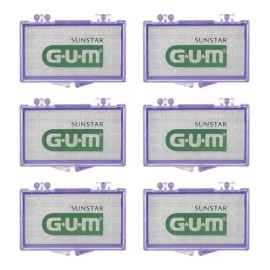 GUM Cera Para Brackets / Ortodoncia Gum® + Vitamina E (6 Piezas)