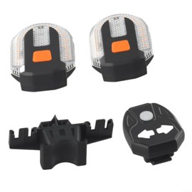 Smart Tail Light With Turn Signal, With USB Rechargeable Bright LED Safety Warning, Wireless Remote Control Waterproof Turn Signal Light For Mountain Bike, Road