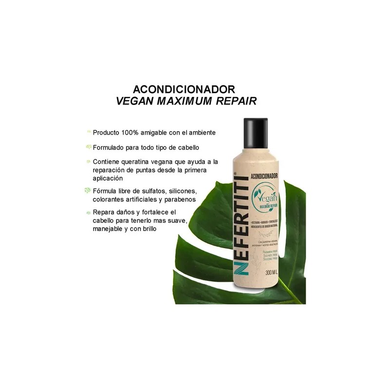 Kit Shampoo + Acondicionador Sin Sulfato Sin Parabenos Vegan