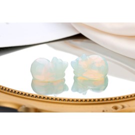 XIANNVXI Opal Cat Crystals Cat Figure Decoration Kawaii Cat Sleeping Cat Polishing Gemstones Cute Cat Decoration Birthday Gift Cat Lovers Desk Decoration Cats Gifts for Women