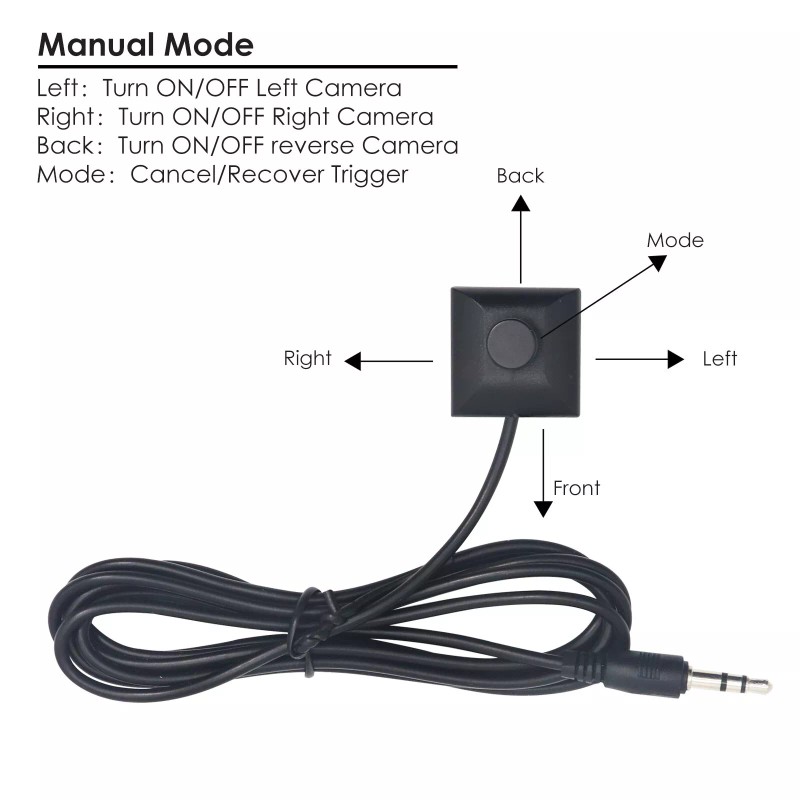 Recoil CSW4 Intelligent 4-Way Car Camera Video Switch 4-Way Control