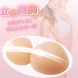 Micopuella Triangle Breast Cancer Pads Silicone Breast Artificial Breasts Set of 2 Left and Right Chest Pads, nude