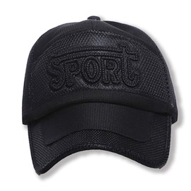 WHITE FANG CA168 Mesh Cap, English Letters, Logo, Golf, Running, Sports, Men's, Women's,