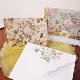 Carol Wilson Classic Butterfly NCP2363 Message Card Set, 10 Each Box, Mini Portfolio, Authentic Product