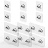 Jovware Adhesive Hooks for Shower Caddy, Bathroom Shelf Adhesive, Adhesive