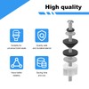 Universal 2 Pcs Toilet Seat Hinge Bolts Kit, Waterproof Stainless,