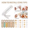 MAJCL Spritz Cookie Press Gun with 12 Discs & 6