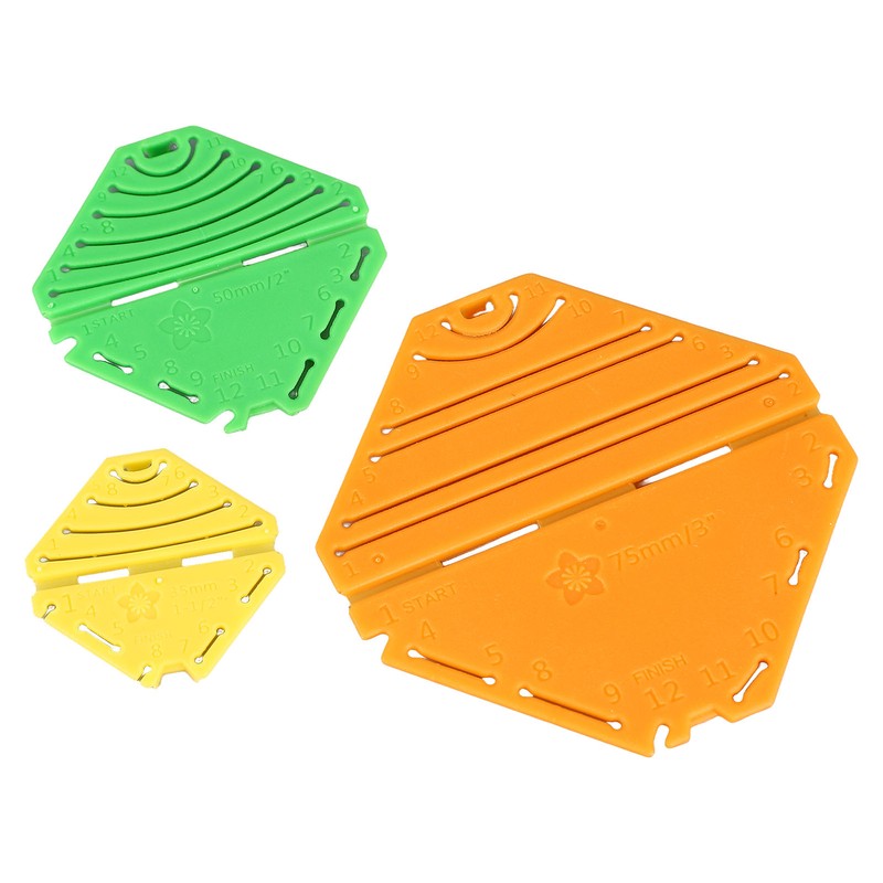 3pcs Flower Maker Set DIY Rhombus Flower Quickly Easily Resin