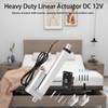 12V Heavy Duty Linear Actuator 6 Inch 330lb/1500N, IP54 Waterproof