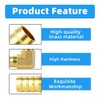ERGAOBOY 5 Pcs 10 mm Brass 90 Degree Elbow Hose