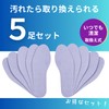 Amelia [Made in Japan/Disposable] Echizen Washi Insoles, Deodorizing, Set of