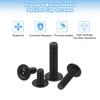 sourcing map 50Pcs M5-0.8x20mm Flanged Button Head Socket Cap Screws,