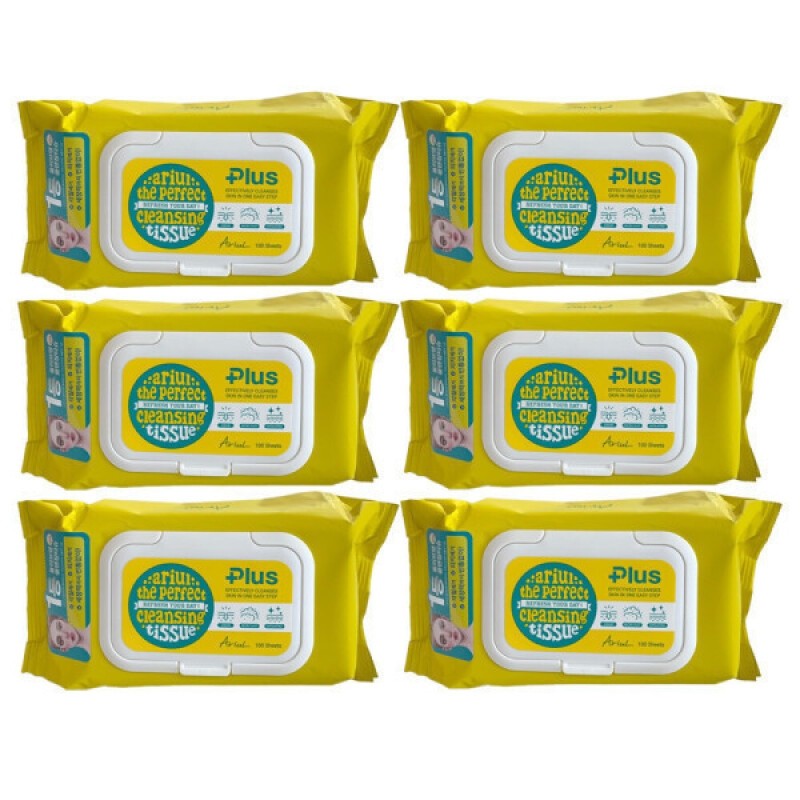 Ariul The Perfect Cleansing Tissue Plus 100 Sheets (6 Packs)