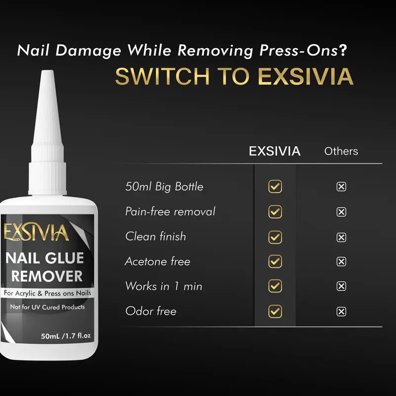 Nail Glue Remover 50ml – Fast & Safe Press-On Nail