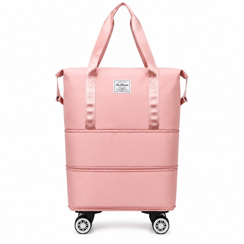 Rolling Travel Storage Bag for Trips – Foldable Adjustable Design