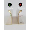 Shozafia 4 Pack Finger Pulls for Cabinets Finger Handles Drawer