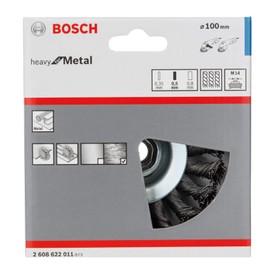 BOSCH Bevel Wire Brush (Twist Type) 125,150mmƒÓ for M14 2 608 622 011