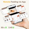 UTCG Automatic Dog Feeder with Camera: 8L/33 Cups 5G WiFi