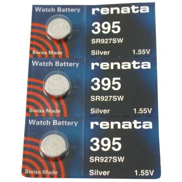 #395 Renata Watch Batteries 3Pcs
