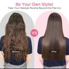 MiroPure Enhanced Hair Straightener Brush by MiroPure 2-in-1 Ionic Straightening