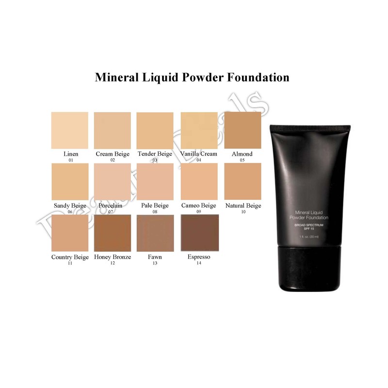 Beauty Deals Mineral Liquid Powder Foundation Broad Spectrum SPF 15