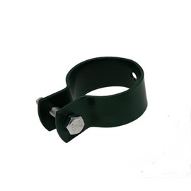 Fence Clamp 38 mm Post Clamp Strut Clamp Mounting Clamp Green for Fence Wire Mesh Fence Pack of 6