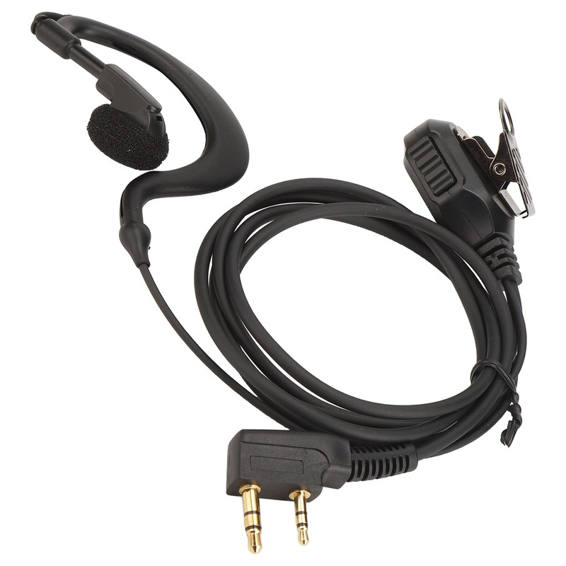 Two Way Radio Earpiece Universal K Head 2 Pin Electroplating