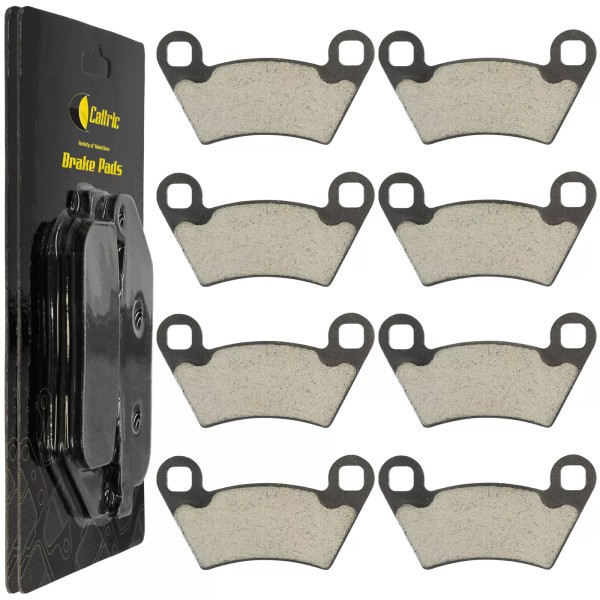 Caltric Front and Rear Brake Pads for Polaris Ranger 400