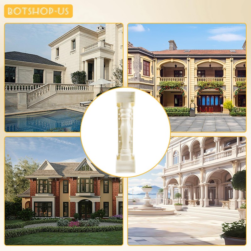 Concrete Roman Column Mold 35.04 Inch Casting Plaster Mold 2