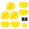 MageRabbit Extra Thick Standard Dart Flights, 5 Sets (15 Flights),