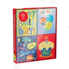 Peaceable Kingdom Celebration Enclosure Card Assortment (20 Cards with Envelopes)