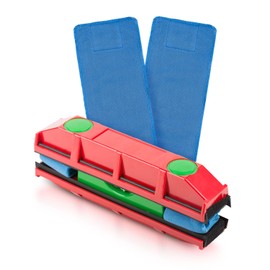 Tyroler Bright Tools Pack of 2 | Premium Replacement Microfiber Cleaning Cloths | Exclusively Designed for The Glider Magnetic Window Cleaner | Ultra-Soft, Non-Abrasive & Highly Absorbent