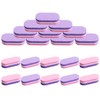 Nail Buffer Blocks 20 Pieces Double-Sided Mini Nail Files for