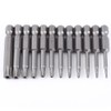 Star Head Bit 12pcs 1/4" Shank 50mm S2 Steel Magnetic
