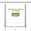 STORAGEIDEAS Hanging Closet Rod, 17-28In Adjustable Width and Up to