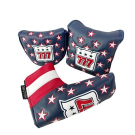 Lucky 777 Golf Putter Cover Pin Mallet Fit Scotty Cameron Spider Putter Odyssey Magnetic Closure