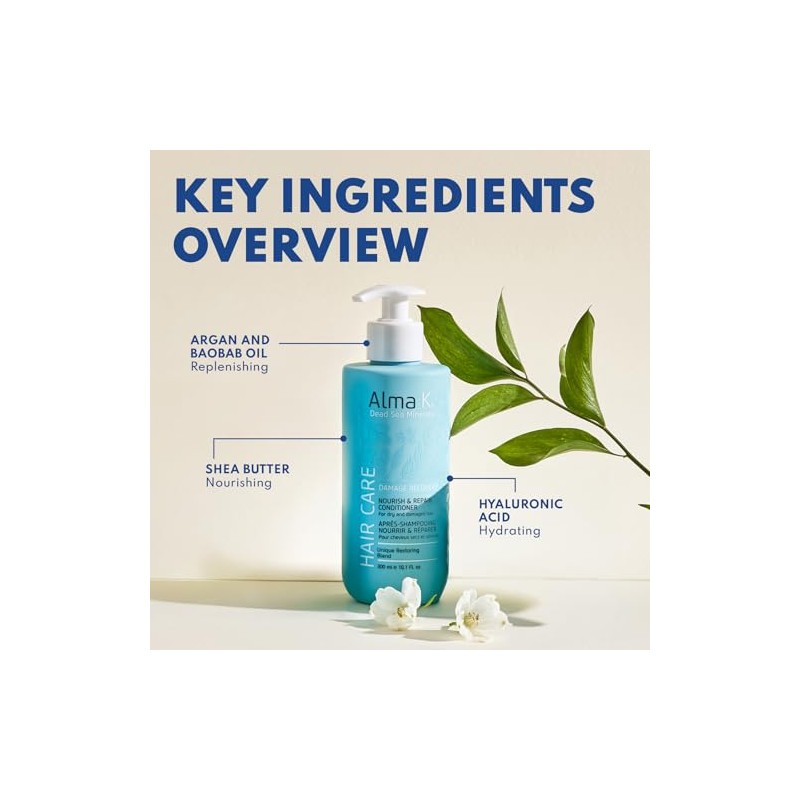 Alma K Nutritivo y Reparador - Acondicionador Capilar para Mujer